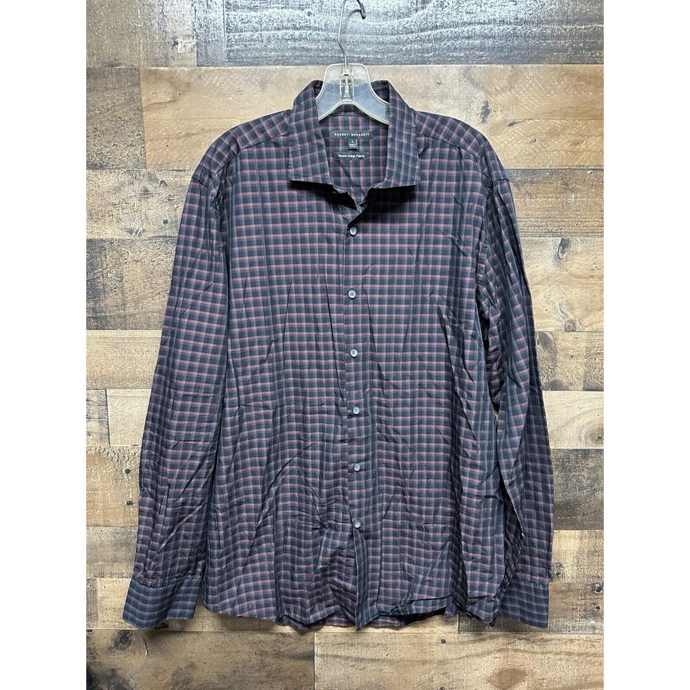 Robert Barakett Men's Long Sleeve Button Up Size Large